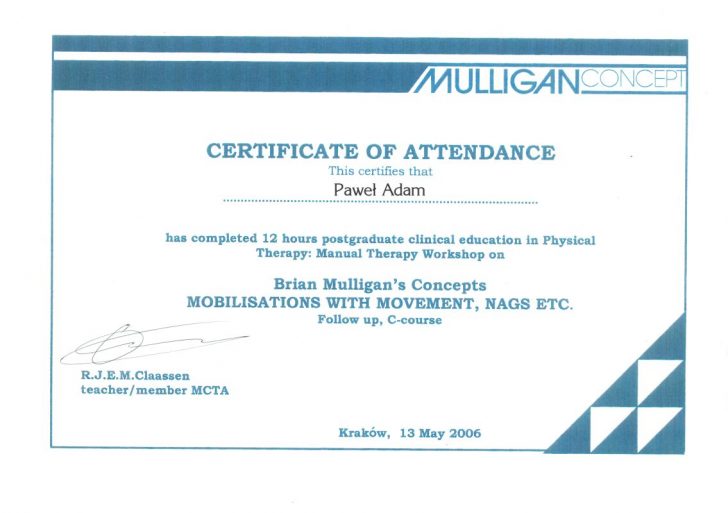 dyplom terapia manualna